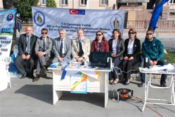 Çanakkale'de Avrupa Gençlik Haftası ve 9 Mayıs Avrupa Günü etkinliklerle kutlandı